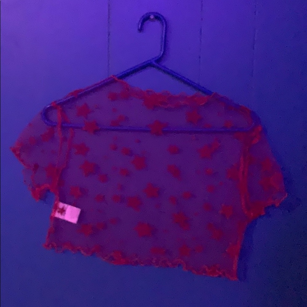 mesh crop top